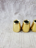 Lot of 3 Brass Candle Followers