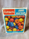 Vintage PlaySkool Jumbo Wood Beads