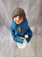 (A) Byers' Choice Carolers "Drummer Boy" Figurine