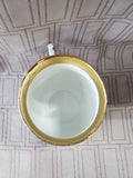 Purple Floral Teacup and Saucer Set
