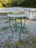 End Table w/Metal Legs and Mosaic Tile Top (A)