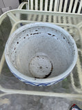 Large Blue and White Ceramic Planter (A)