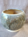 Signed Glazed Pottery Vase