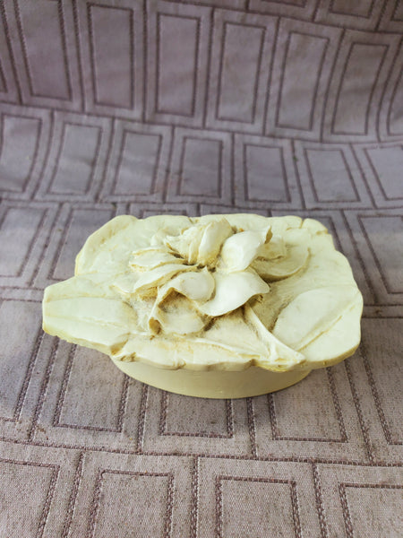 Hen-Feathers Hand-Cast Resin Trinket Box