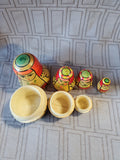 4 Piece Wooden Russian Nesting Dolls