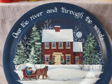 Woodzels by Wetzels Snowy Scene Decorative Plate