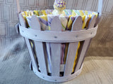 Longaberger Purple Picket Pail Easter Basket