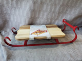 Pier 1 Wooden Sleigh Serving Board UNUSED
