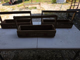 Trio of Wooden Boxes w/Handles