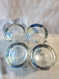 Set of 4 Cera Clear Glass "Saloon" Beer Mugs
