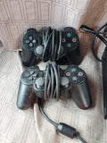 PlayStation 2 Game Console with Controllers POWERS ON/NO FURTHER TESTING