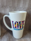 Pair of Love Colonial Williamsburg Coffee Mugs
