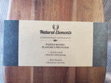 Natural Elements Acacia Wood Charcuterie Board UNUSED