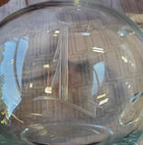 Clear Glass Pitcher with Monogrammed "L"