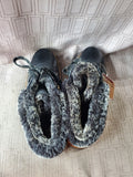 Pair of Clarks Faux Fur Ankle Boots—Women's Size 7.5