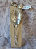 Mud Pie "Save Room for Seconds" Serving Spoon UNUSED