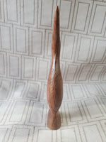 Carved Wood Crane Figurine