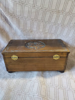 Vintage Wooden Jewelry Box