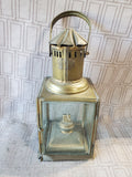 Vintage Brass Oil Wick Lantern