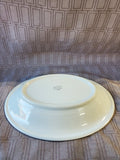 McNicol China Oblong White Serving Bowl
