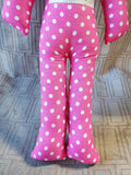 Pink and White Polka Dot Dammit Doll