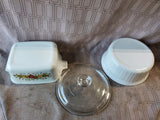 Pair of Corning Ware Baking Dishes