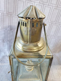Vintage Brass Oil Wick Lantern