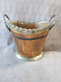 Metal and Wood Planter