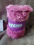 Fuzzy Pink Yahtzee Game UNUSED