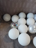 Christmas Ornament and Faux Snowball Lot