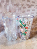 Pair of Tervis Christmas Tumblers NO LIDS