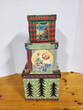 Set of 3 Christmas Nesting Boxes