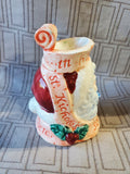 Papel Santa Candlestick Holder