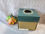Waterford Holiday Heirloom Hand Blown Glass "Harvest Pumpkin Patch" Ornament