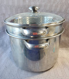 Stainless Steel Stock Pot with Steamer Insert