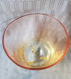Heavy Amber Toned Plastic Vase