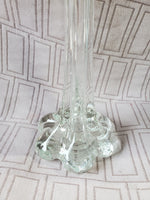 Stretched Clear Glass Bud vase