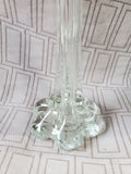 Stretched Clear Glass Bud vase
