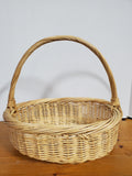 Woven Wicker Herb Basket