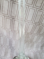 Stretched Clear Glass Bud vase