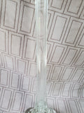 Stretched Clear Glass Bud vase