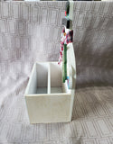 Vintage Wooden Snowman Mail Holder