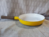 Dansk Yellow Enamel Skillet