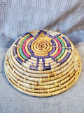 Hand Woven Geometric Pattern Basket