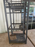 Heavyweight Metal Fireplace Utencil/Wood Holder