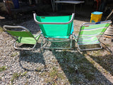 Three Low Beach Chairs