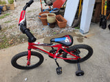 Huffy Rock-It 16 Children's Bicycle w/Training Wheels + Helmet