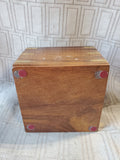 Metal Nautical Compass in Wooden Box