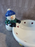 Earthenware Christmas Dip Bowl