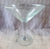 Clear Jumbo Martini Glass